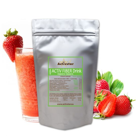 ACTIV fiber drink strawberry 390 g