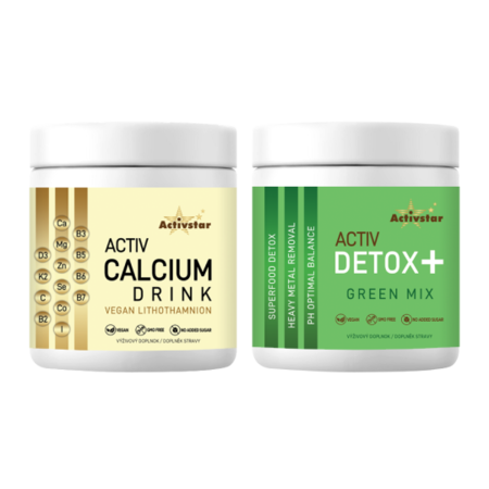 Activ detox + 240 g, Activ Calcium drink vegan, Flipchart